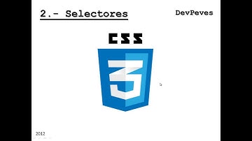 CSS Tutorial - 02.1 Selectores Básicos