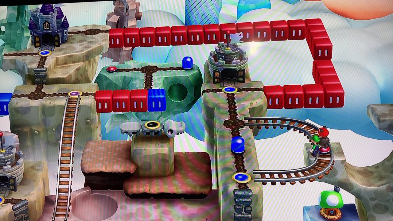 New Super Mario Bros U Deluxe: World 6 secret exit (Walking on Piranha Plants) For Nintendo switch