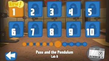Mouse Bot Puss And The Pendulum All 10 Levels Lab 6 2nd Gameplay 🎮