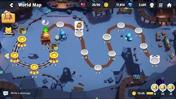 CookieRun Tower of Adventures Ch2 Abandoned Candy Mines 2-5 (Walkthrough)