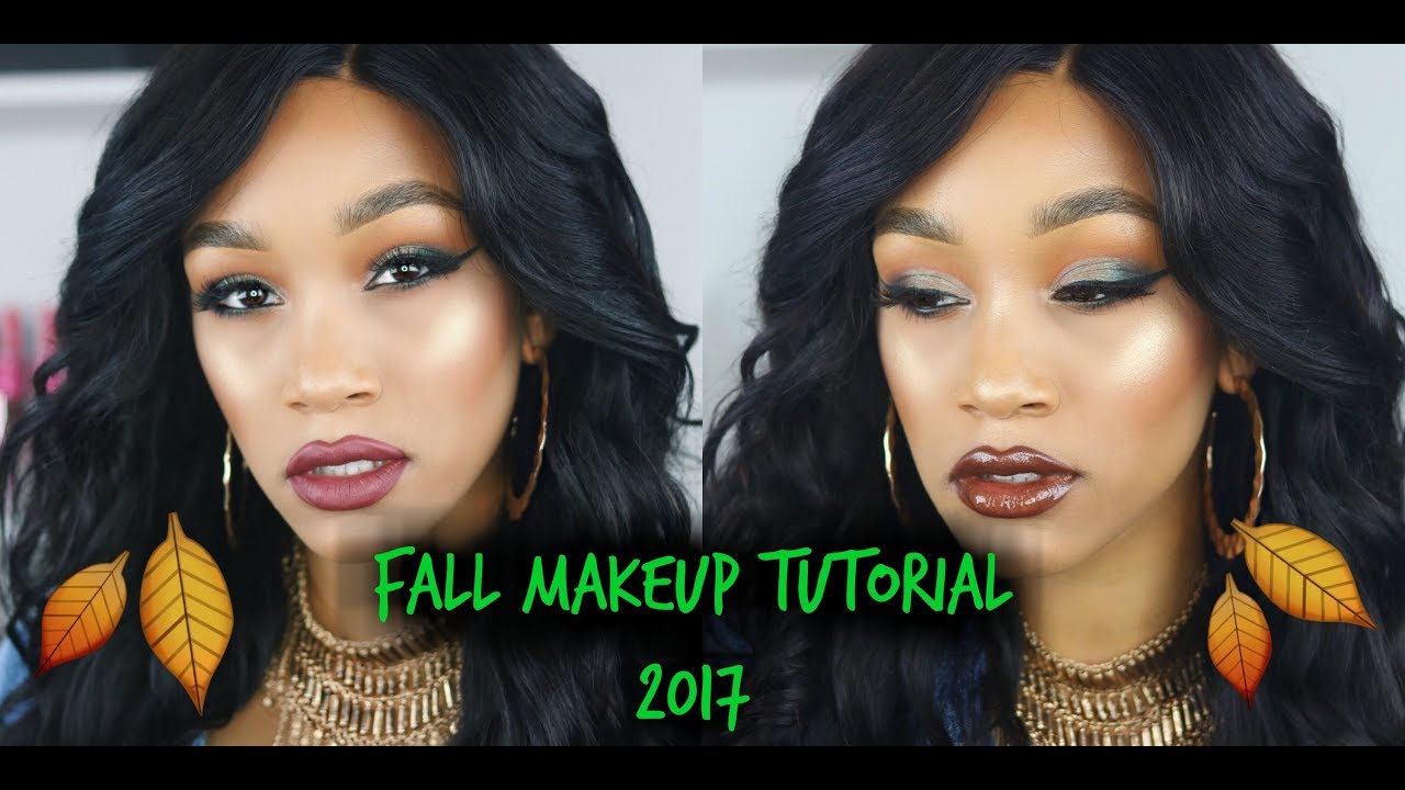 FALL MAKEUP TUTORIAL 2017 |TWO LIP OPTIONS!!| - YouTube