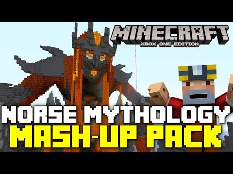 Minecraft Xbox One: Norse Mythology Mash-Up Pack Showcase!