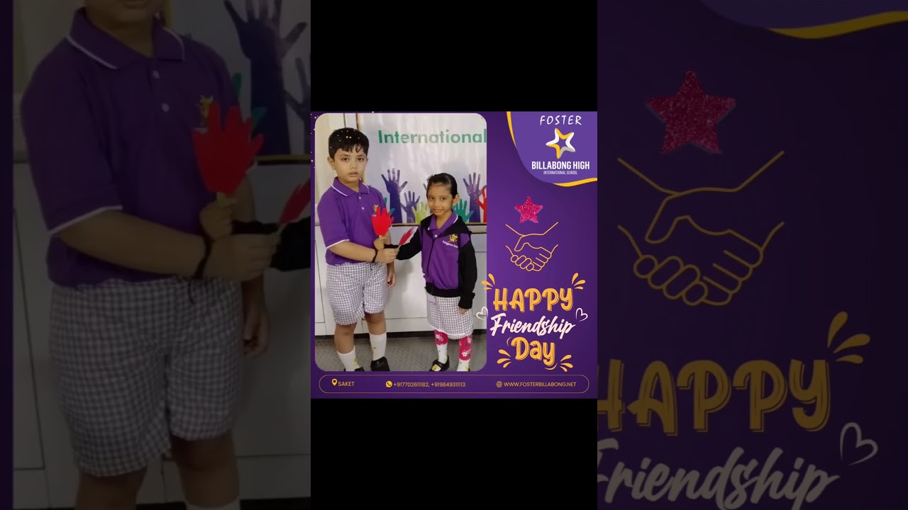 Friendship Day Celebrations at School: A Day Filled with Laughter, Love, and Lifelong Bonds! 🎉💕