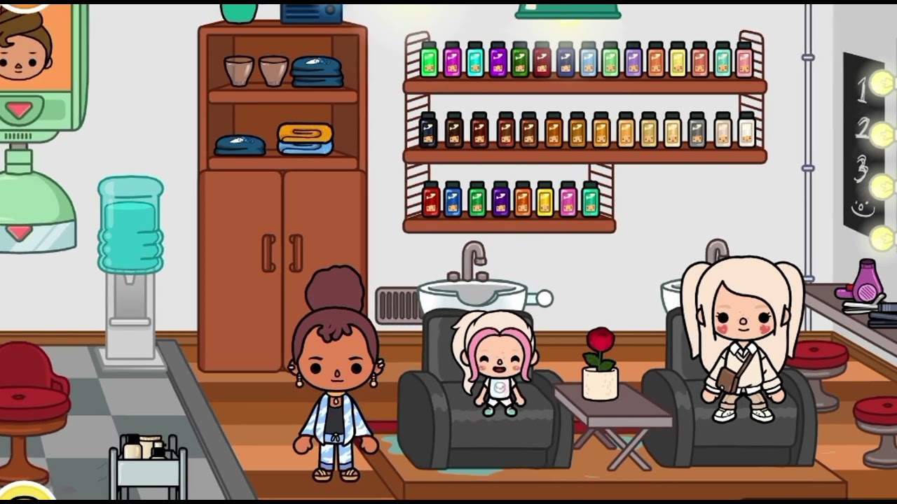 KAJA I NELA IDĄ DO FRYZJERA! Toca boca sezon 2 #3