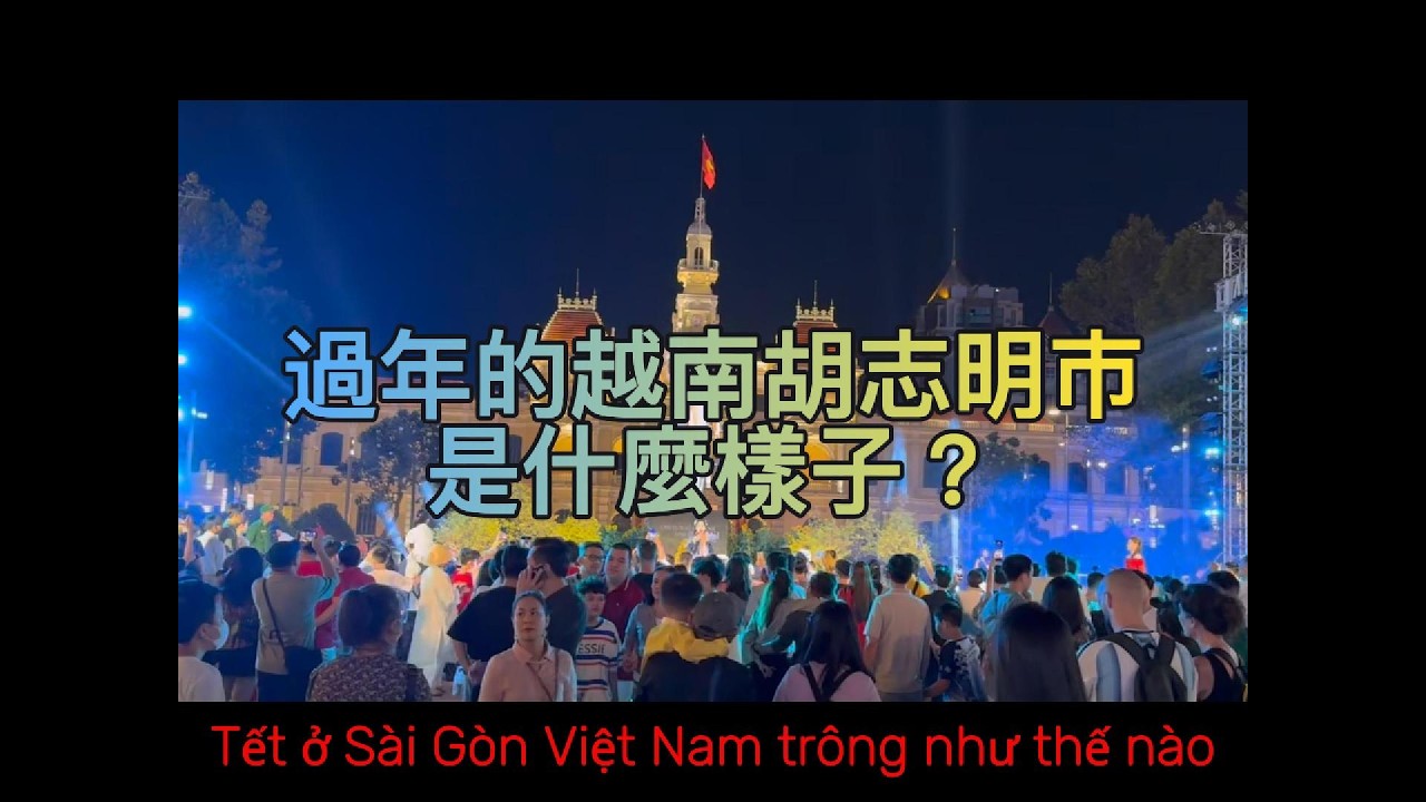 直擊 2026越南西貢最熱鬧的春節夜晚氛圍！#胡志明市文化旅遊節 Khám phá trực tiếp đêm Tết sôi động SG 2026 #LễHộiVănHóaDuLịchTPHCM