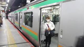 【平塚～籠原間各駅停車】上野東京ライン高崎線直通普通籠原行きE231系近郊型U6編成(機器更新車)+U537編成(機器更新車)15両　横浜駅発車