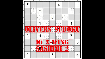 10 Sudoku X Wing Sashimi 2 Fin