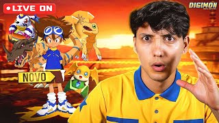 Chegouuu A Skin Gratis Do Digimon ? Free Fire Ao Vivo Onext