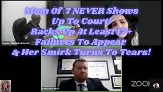 Mom Of 7 NEVER Shows Up To Court Racks Up At Least 17 FTA s Her Smirk Turns To Tears