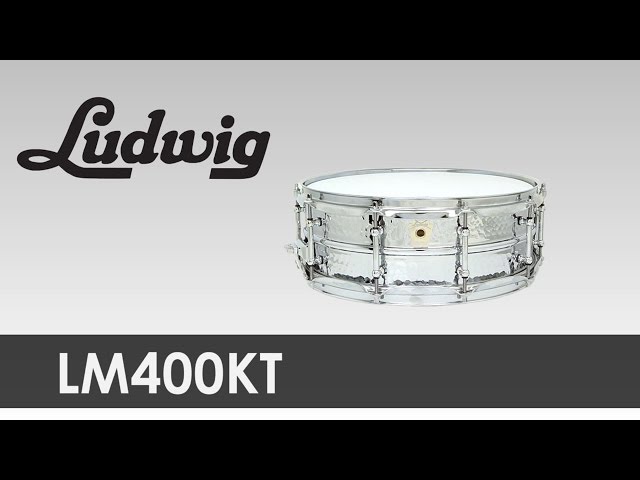 LUDWIG スネア LM400KT - YouTube