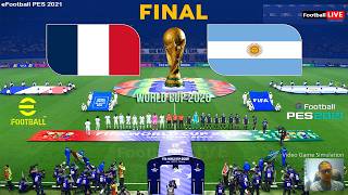 eFootball PES | FRANCE vs ARGENTINA - Final World Cup 2026 | Video Game Simulation | Gameplay
