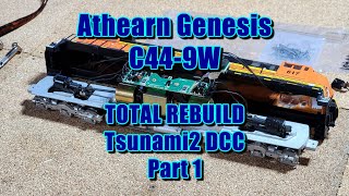 Athearn Genesis C44-9W Total Rebuild 1 Athearn Genesis C44 9w
