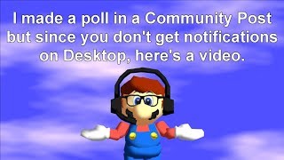 Made a Poll Regarding Perfect Dark With Mario Characters