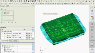 CIMATRON E6 0   30 Step10c Stitch and Cut for cavity insert
