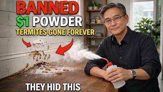 $1 Powder DESTROYED Termites INSIDE Walls Forever. No Drilling. Pest Companies PANICKED