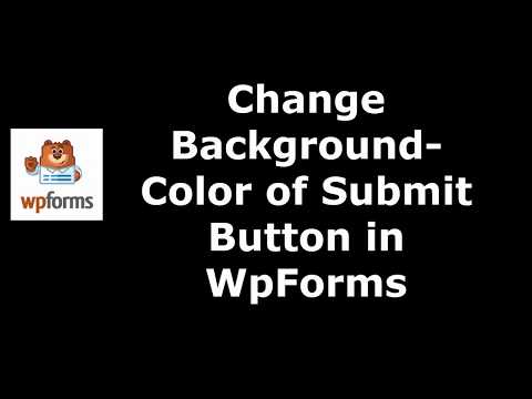 Trick to Set Submit Button Background Color in WpForms