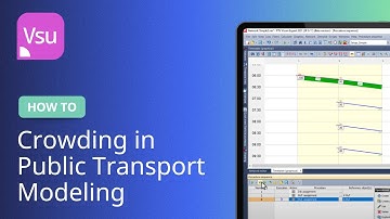 Consider Crowding in Public Transport Modeling | PTV Visum 2021 | Tutorial