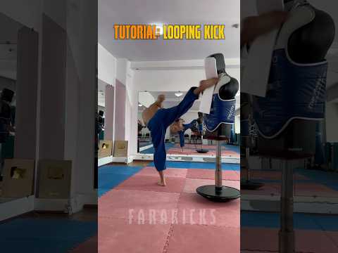 Tutorial: Looping kick 🥋 #taekwondo #mma #boxing #muaythai #training