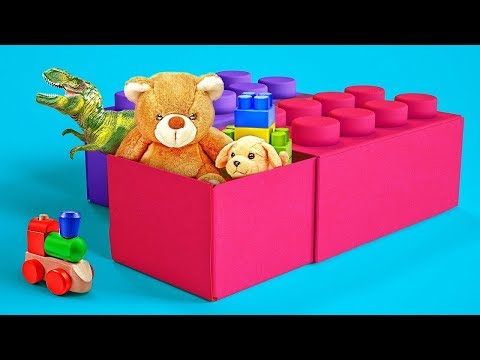 Wideo: Jak Zrobić Pudełko Na Zabawki