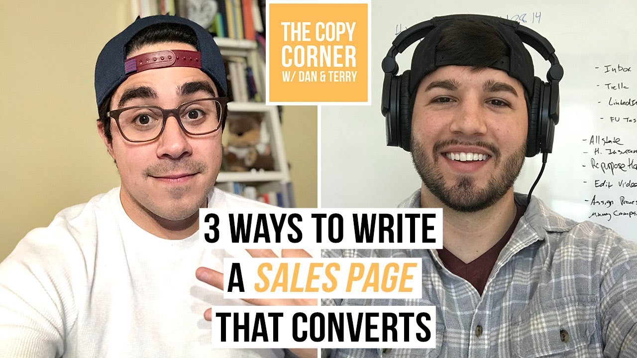 3 Ways to Write a Sales Page - YouTube