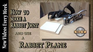 How to make an EASY rabbet joint with a rabbet plane