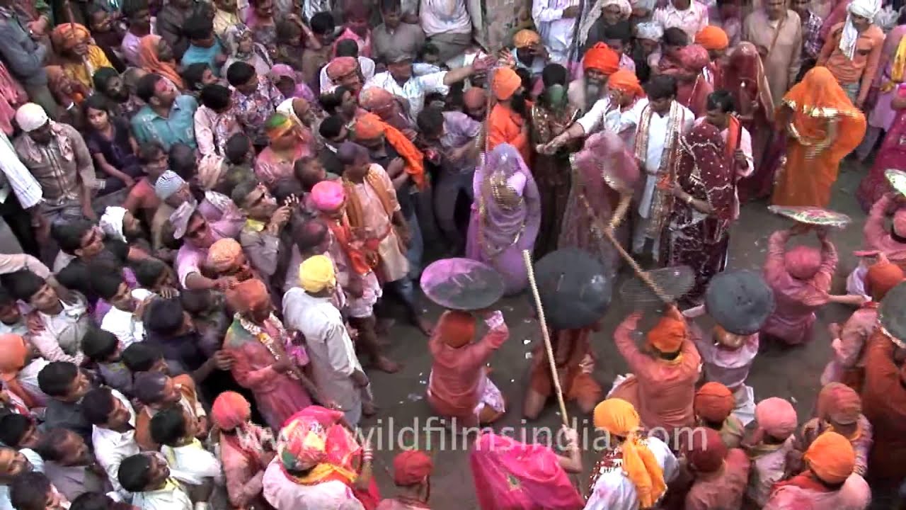 clips for crocs Indian Violent festival of Lathmar holi!