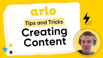 [Tips & Tricks] Creating elearning content in Arlo