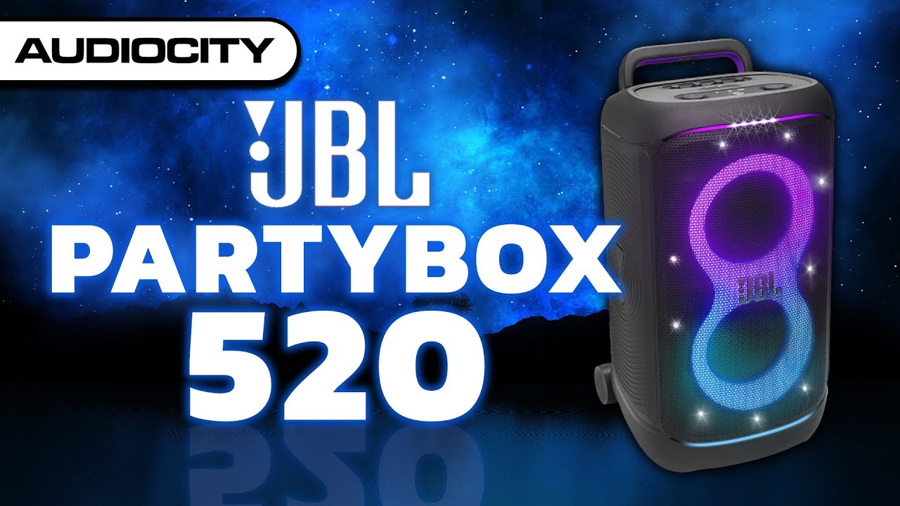 JBL PartyBox 520 ลำโพงปาร์ตี้สุดเท่ แสงสีจัดเต็ม เสียงดังโดนใจ! พร้อม AI Sound Boost