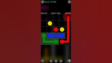 Flow Free, Bonus Pack, Easy Level 10 (5×5)