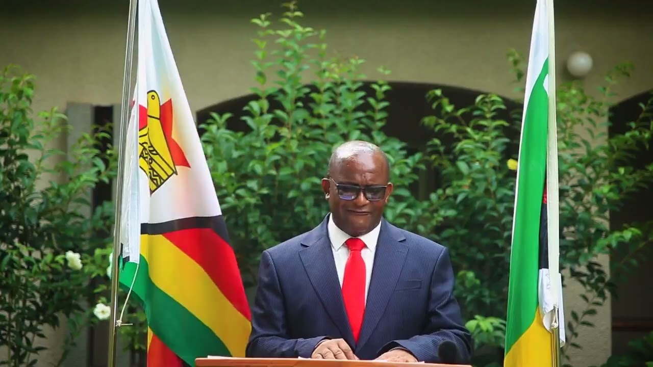 The MDC leader Douglas Mwonzora makes a state of the nation address against 2030