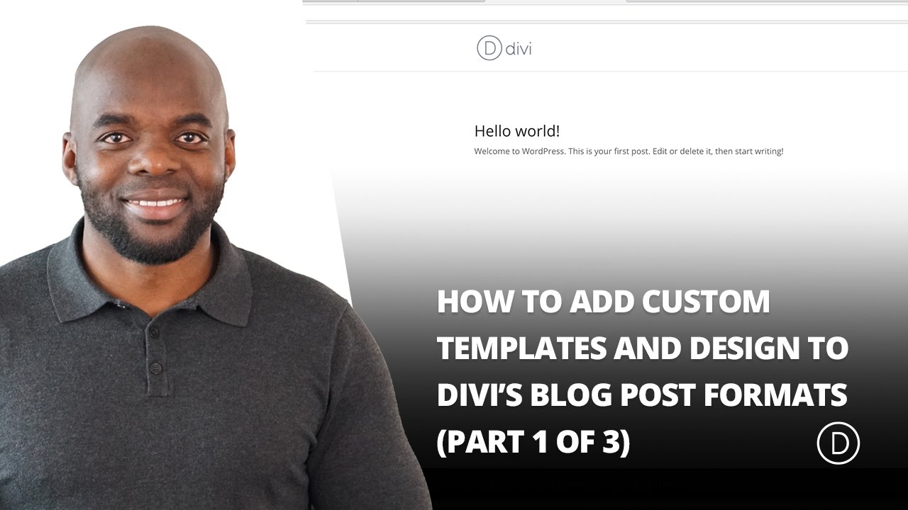 How to Add Custom Templates and Design to Divi’s Blog Post Formats ...