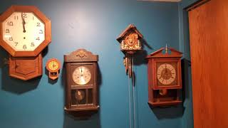 My Clock Collection At Noon