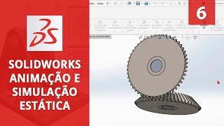 Animação e Montagem de Engrenagens Cônicas | SolidWorks 2025 Animação e Simulação Estática