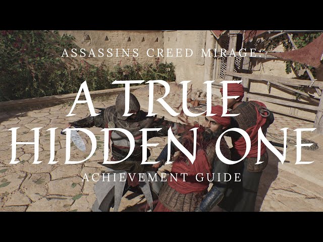 A True Hidden One Trophy • Assassin's Creed Mirage •