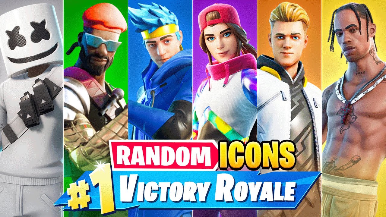 Fortnite Skin Youtube Play Button The Random Icon Boss Challenge In Fortnite Youtube