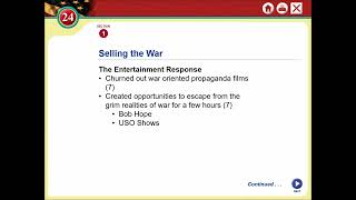 Information U S  2 Chapter 25 Lesson The United States in World War II Update