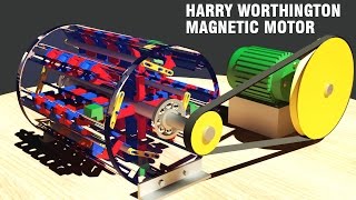 Free Energy Generator, HARRY WORTHINGTON Magnetic Motor
