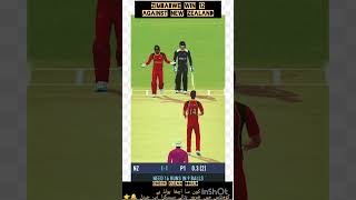 Cricket Triller 🏏 New Zealand strikes 3 Bowled/Zim Fight back whit run out Funny 🤣