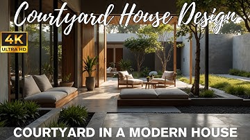 How to arrange a reasonable courtyard in a modern house