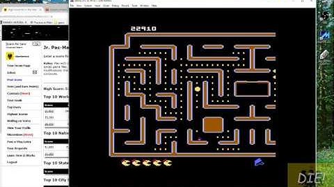 Jr Pacman Atari 800 EMU 52760 DIE