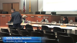 SFPS Board Study Session for October 9, 2018