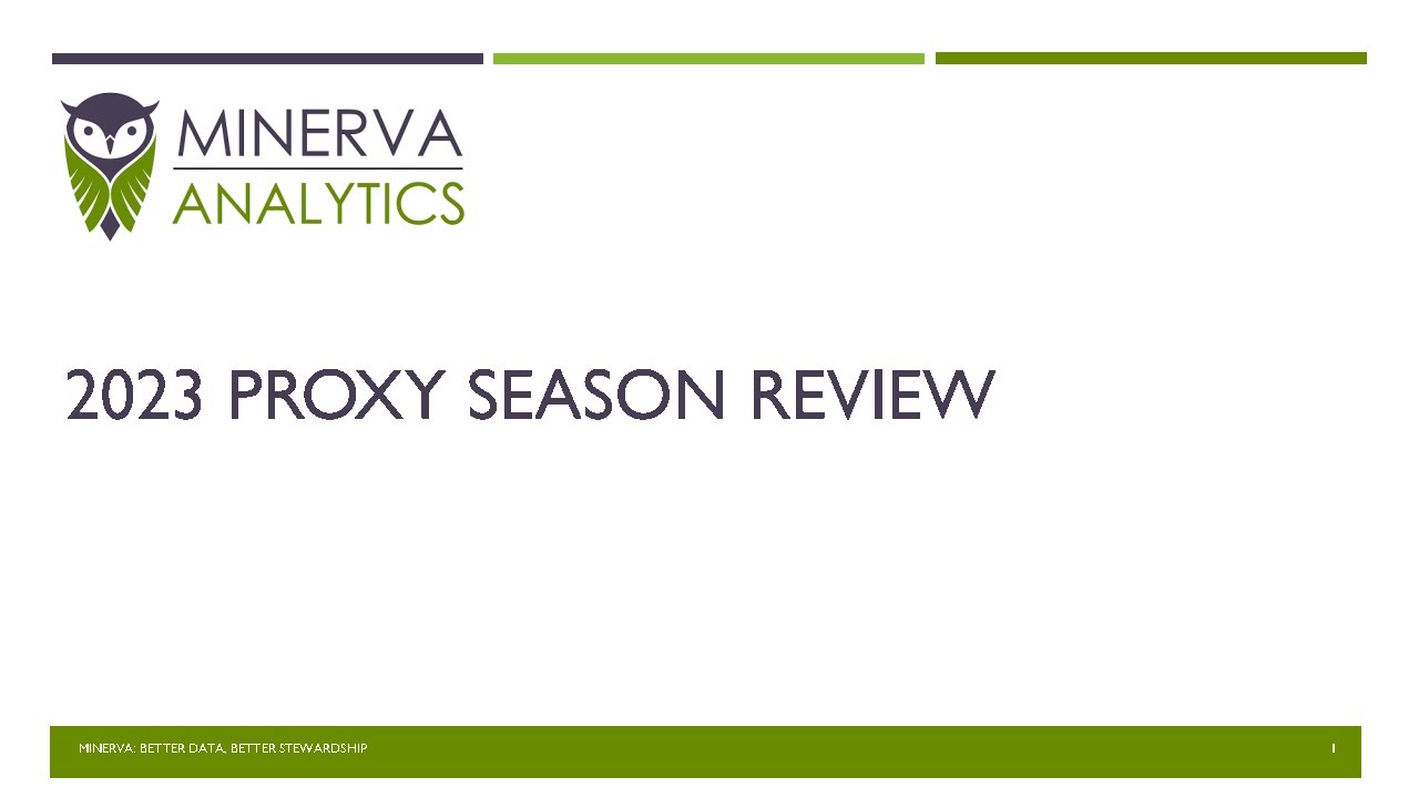 2023 Proxy Season Review