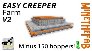 EASY creeper Farm / The Flying Saucer V2 — TUTORIAL
