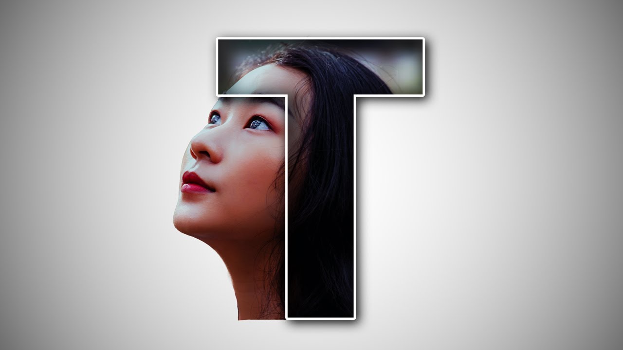 Design a Unique T Letter Portrait in Photoshop | Step-by-Step Tutorial