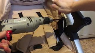 как снять чехол с коляски Liko Baby BT 1218B видео Как постирать коляску и чехол в домашних условиях