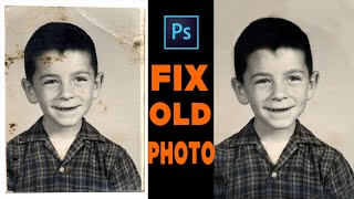 How To Restore Old Pictures in Photoshop | Photoshop Tutorial