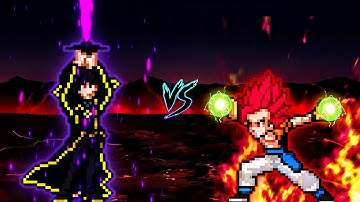 Cid Kagenou/Shadow V2 (New) VS Gogeta (all form) in Jump Force Mugen