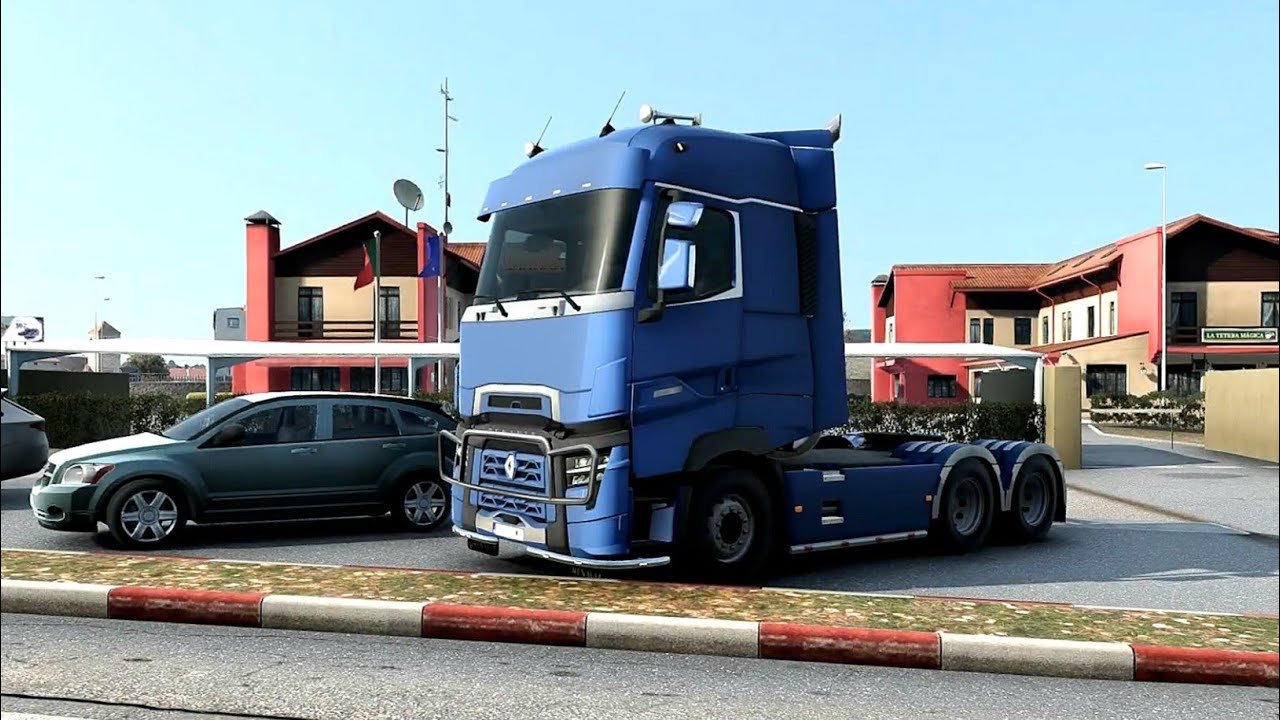 Renault Transporting Autonomous Tractor From Salmanca to Badajoz | Euro Truck Simulator 2