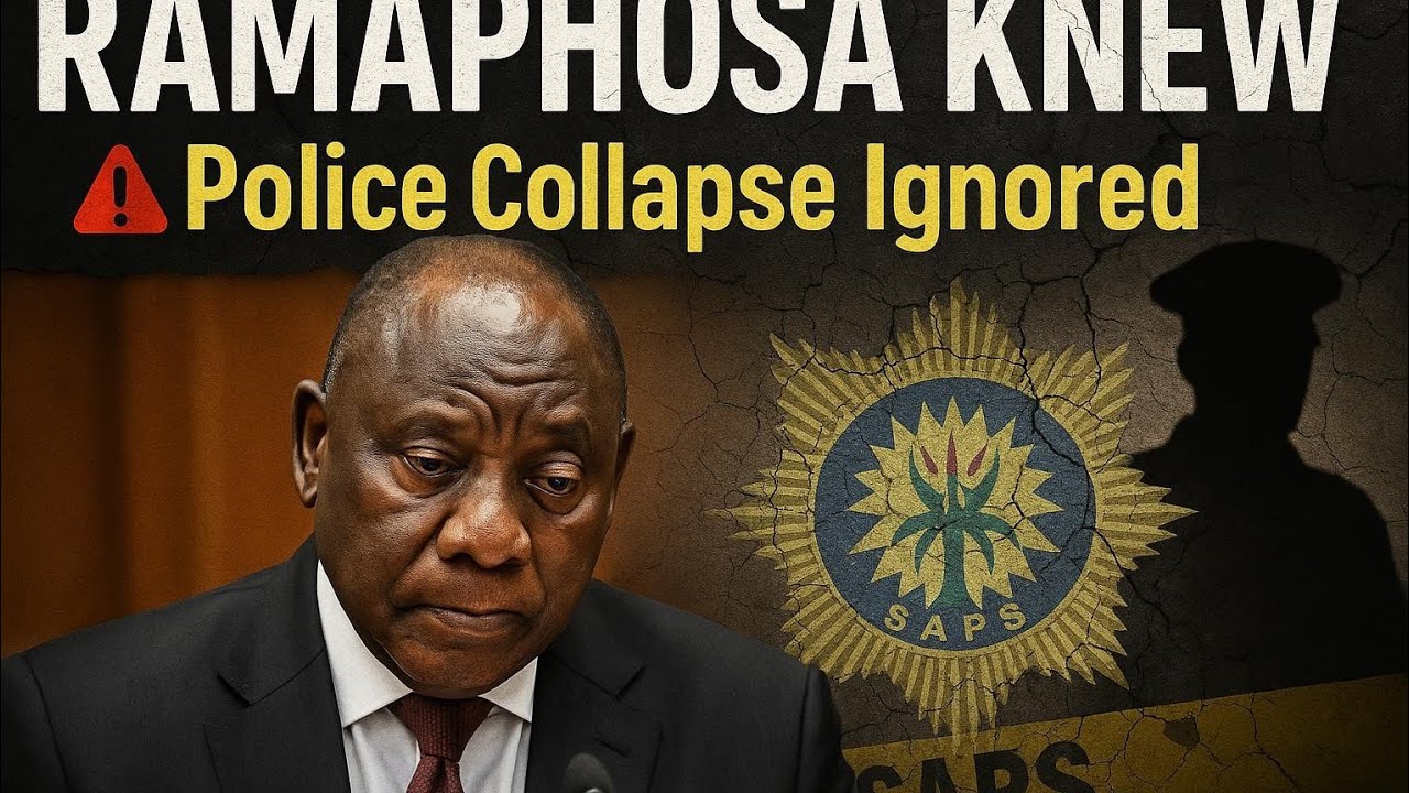 Police crisis: Ramaphosa failed to act on two previous reports