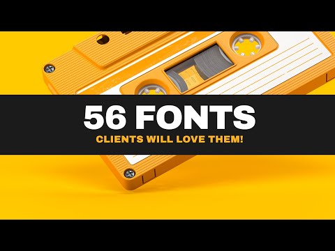 56 Awesome Fonts! — FREE Fonts That You NEED To Download! ✅